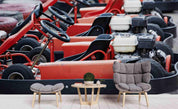 3D Championship Go Kart Wall Mural Wallpaper A005 LQH- Jess Art Decoration