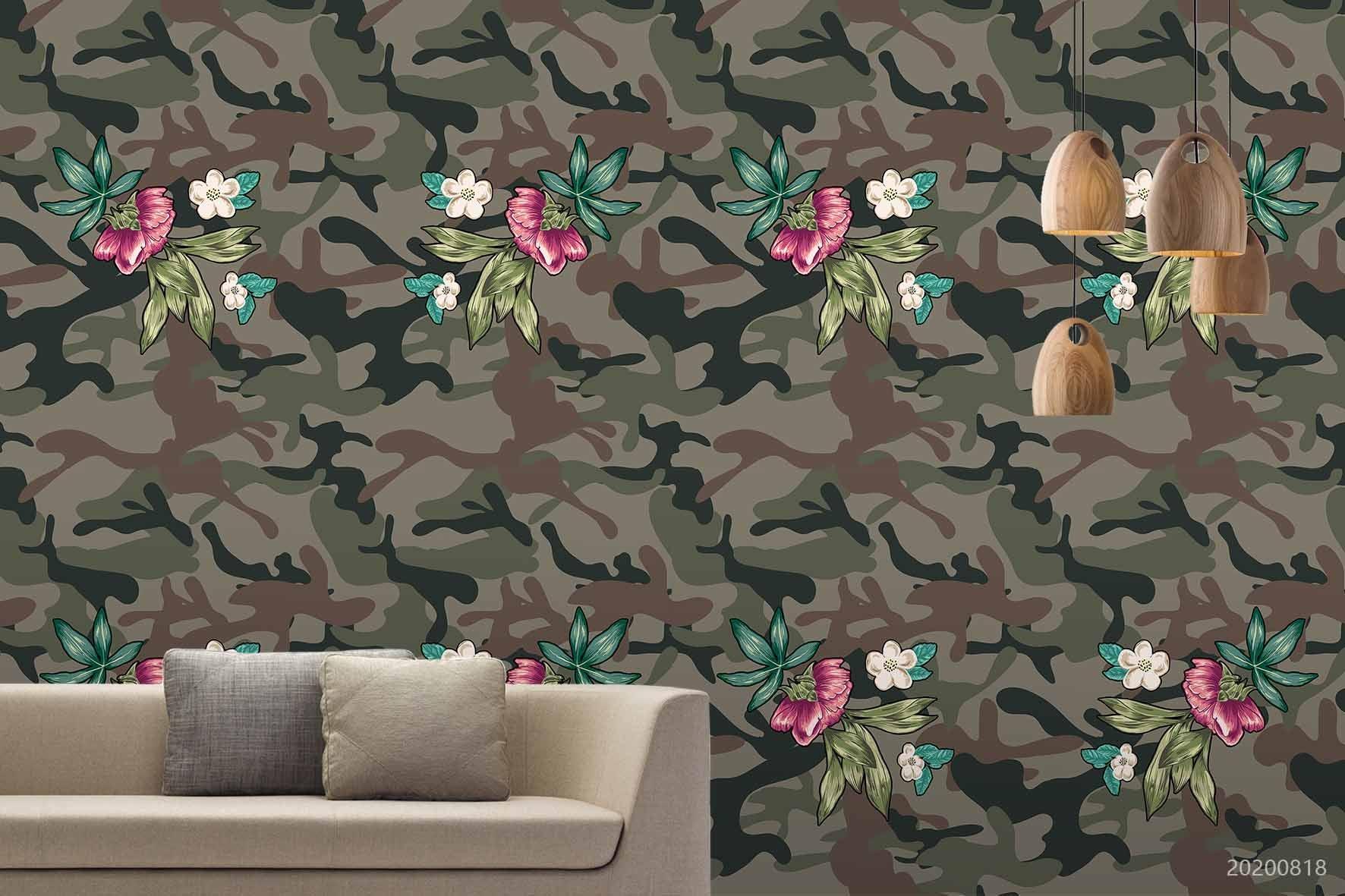 3D Vintage Floral Pattern Wall Mural Wallpaper LXL 1143- Jess Art Decoration