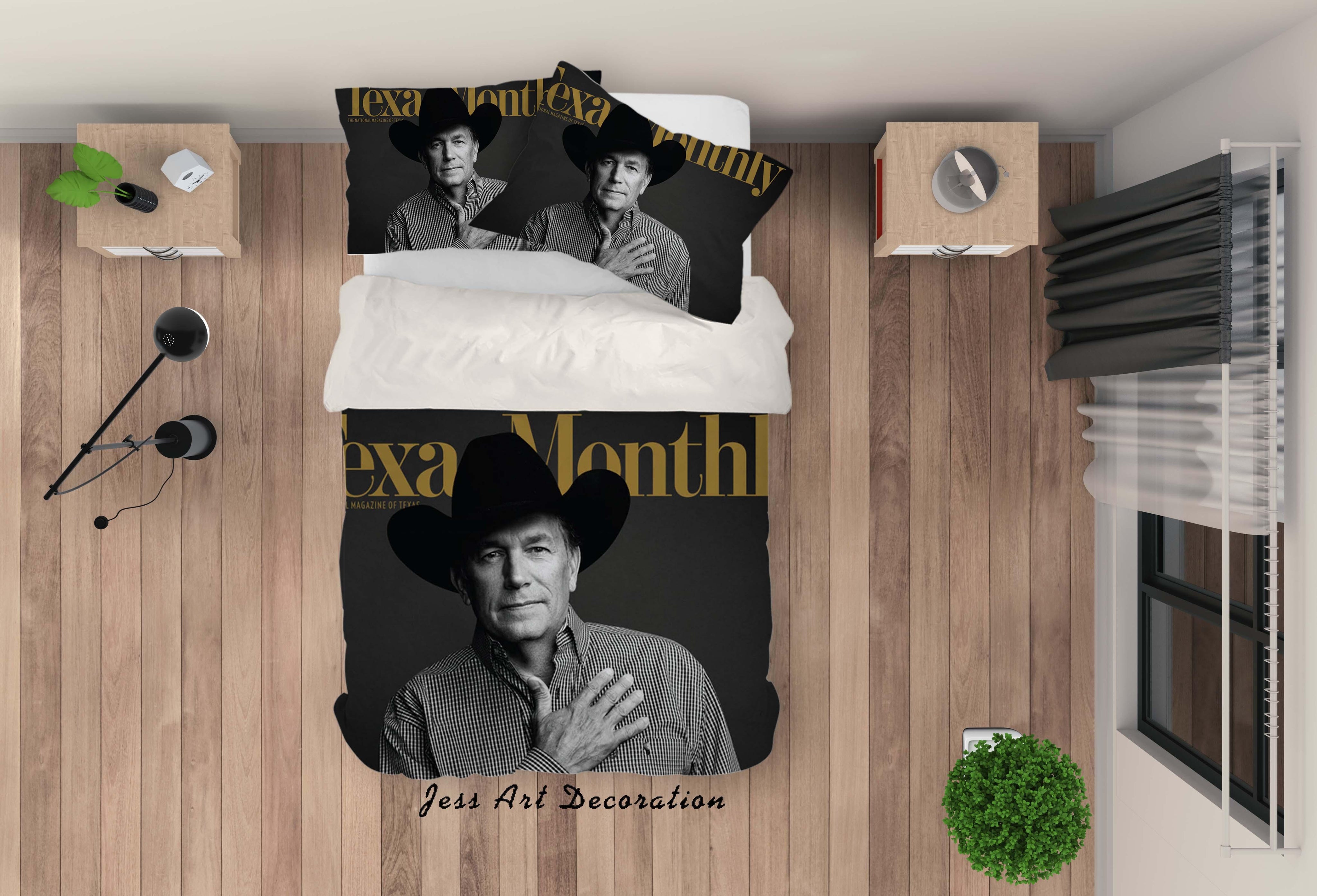 3D Rock Star Quilt Cover Set Bedding Set Pillowcases 118- Jess Art Decoration