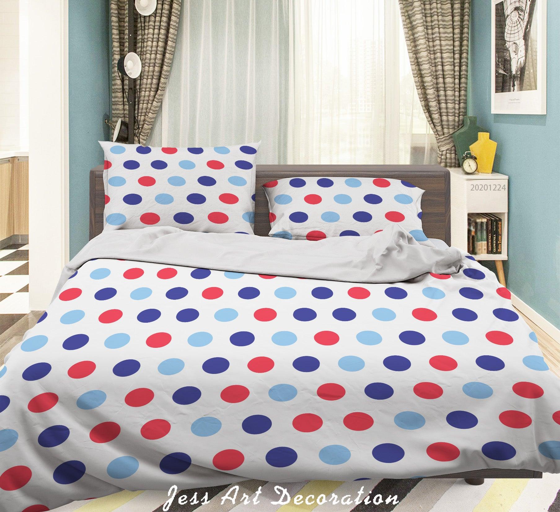 3D Abstract Geometric Circle Quilt Cover Set Bedding Set Duvet Cover Pillowcases 110 LQH- Jess Art Decoration