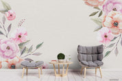 3D Vintage Watercolour Floral Leaves Pattern Wall Mural Wallpaper WJ 6292- Jess Art Decoration