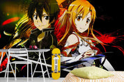 3D Anime Fighting Duo anime fighting duo mural wall mural wallpaper for teen room - view 2
