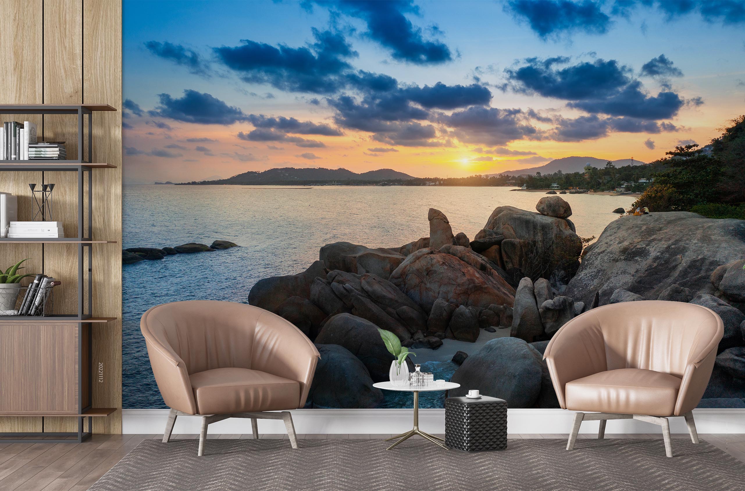 3D Rock Lamai Beach Koh Samui Thailand Wall Mural Wallpaper GD 2279- Jess Art Decoration