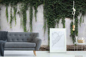 3D Green Plant Leaf Wall Background Wall Mural Wallpaper LQH 410- Jess Art Decoration