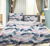 3D Abstract Color Graffiti Quilt Cover Set Bedding Set Duvet Cover Pillowcases 83- Jess Art Decoration