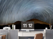 3D Mountain Starry Polar Night View Wall Mural Wallpaper GD 2882- Jess Art Decoration