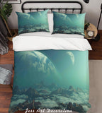 3D Planetary Mountains Quilt Cover Set Bedding Set Pillowcases 177- Jess Art Decoration