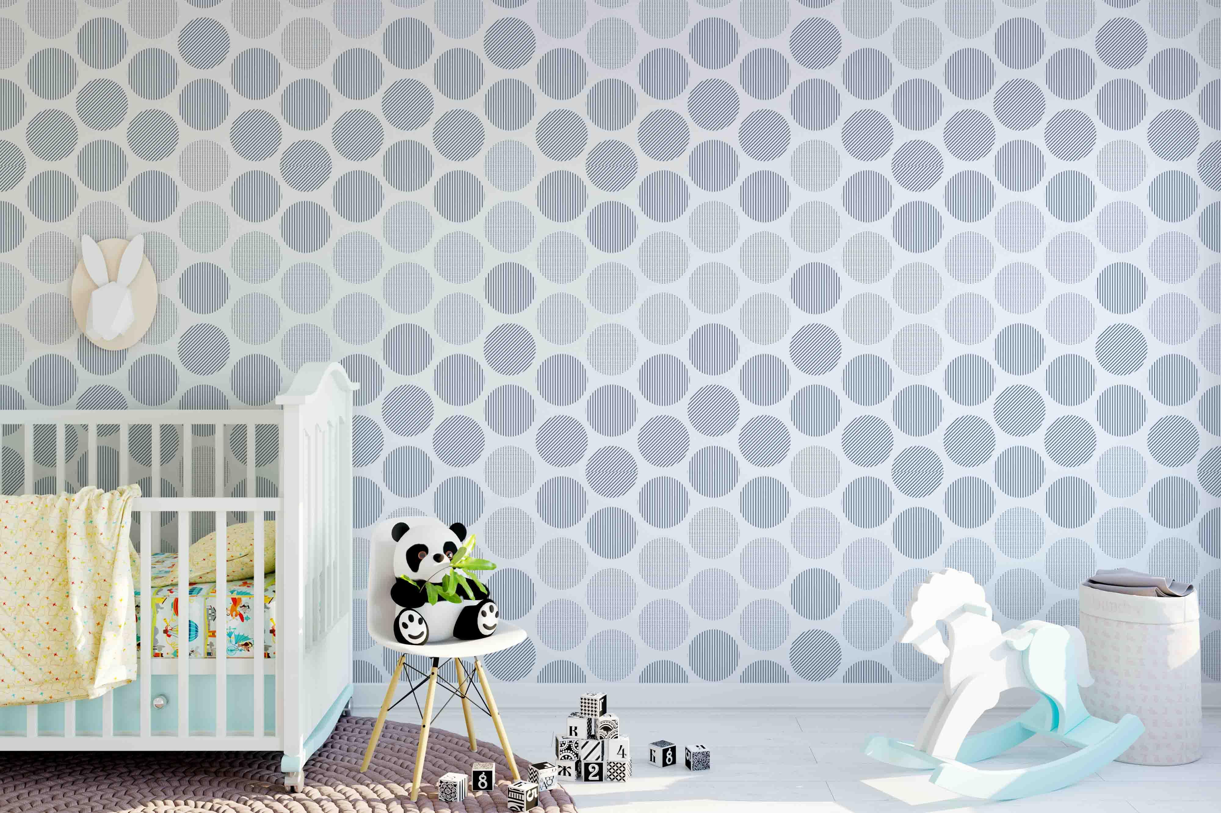 3D Grey Circle Wall Mural Wallpaper 78- Jess Art Decoration