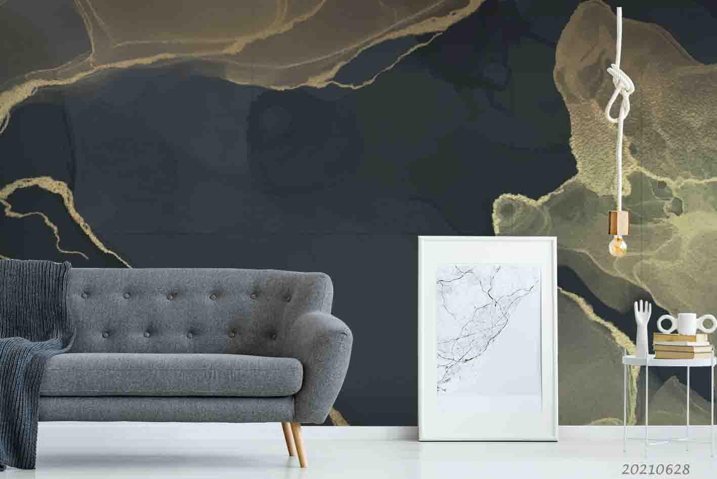 3D Abstract Marble Texture Wall Mural Wallpaper LQH 226- Jess Art Decoration