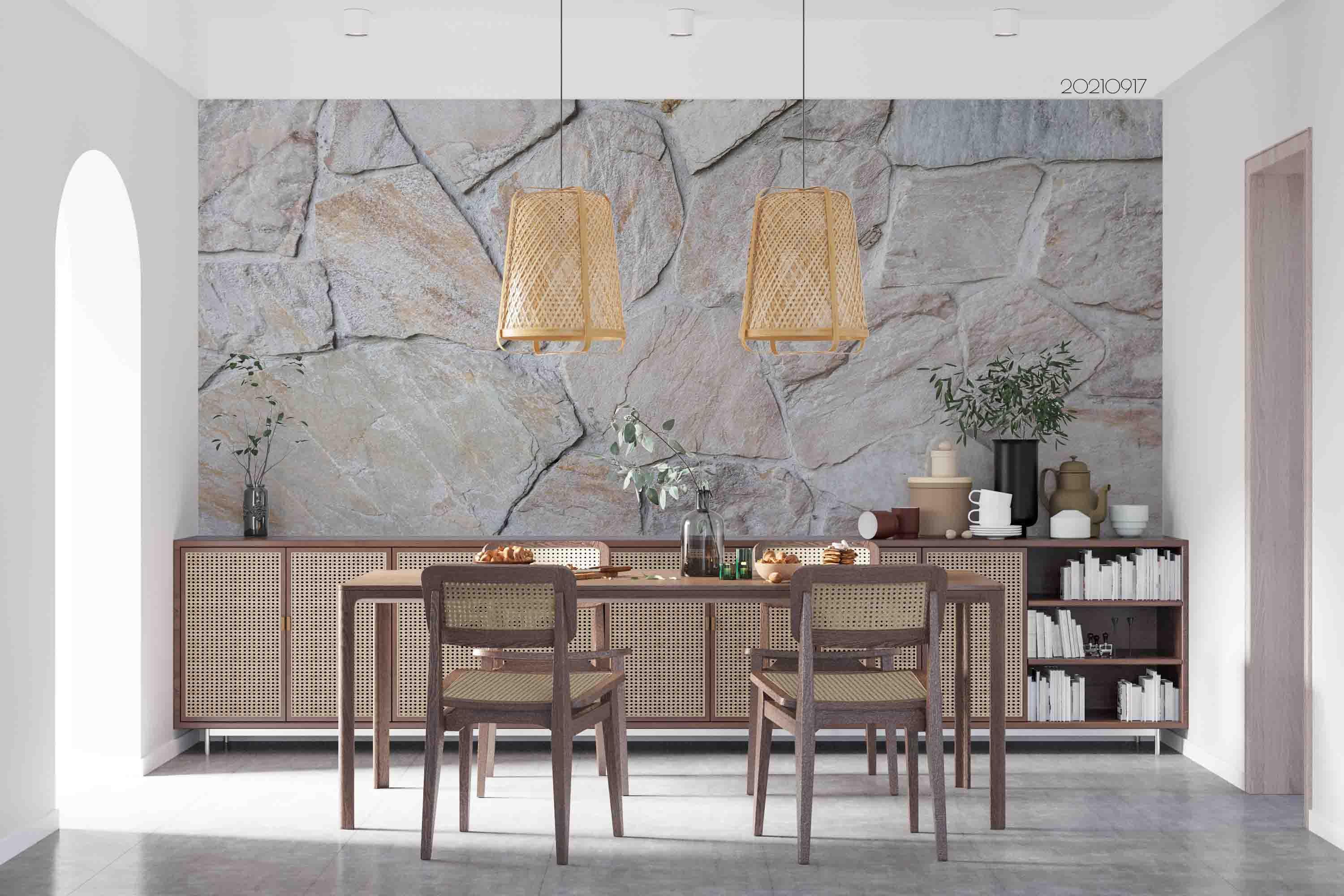 3D Stone Wall Texture Wall Mural Wallpaper LQH 38- Jess Art Decoration