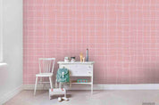 3D Hand Drawn Pink Geometry Wall Mural Wallpaper LQH 137- Jess Art Decoration