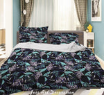 3D Plant Leaves Flower Pattern Quilt Cover Set Bedding Set Duvet Cover Pillowcases WJ 9028- Jess Art Decoration
