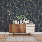 3D Watercolor Wild Herb Floral Wall Mural Wallpaper GD 1647- Jess Art Decoration