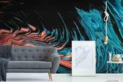3D Colorful Liquid Texture Wall Mural Wallpaper SWW4205- Jess Art Decoration