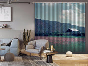 3D Landscape Mountain Green Plant Flower Curtains and Drapes GD 3321- Jess Art Decoration