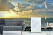 3D Sunset Sky Cloud Sea Landscape Wall Mural Wallpaper LQH 275- Jess Art Decoration