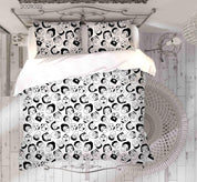 3D Abstract Human Face Art Graffiti Quilt Cover Set Bedding Set Duvet Cover Pillowcases 26- Jess Art Decoration