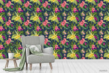 3D Hand Sketching Floral Green Leaves Plant Wall Mural Wallpaper LXL 1377- Jess Art Decoration