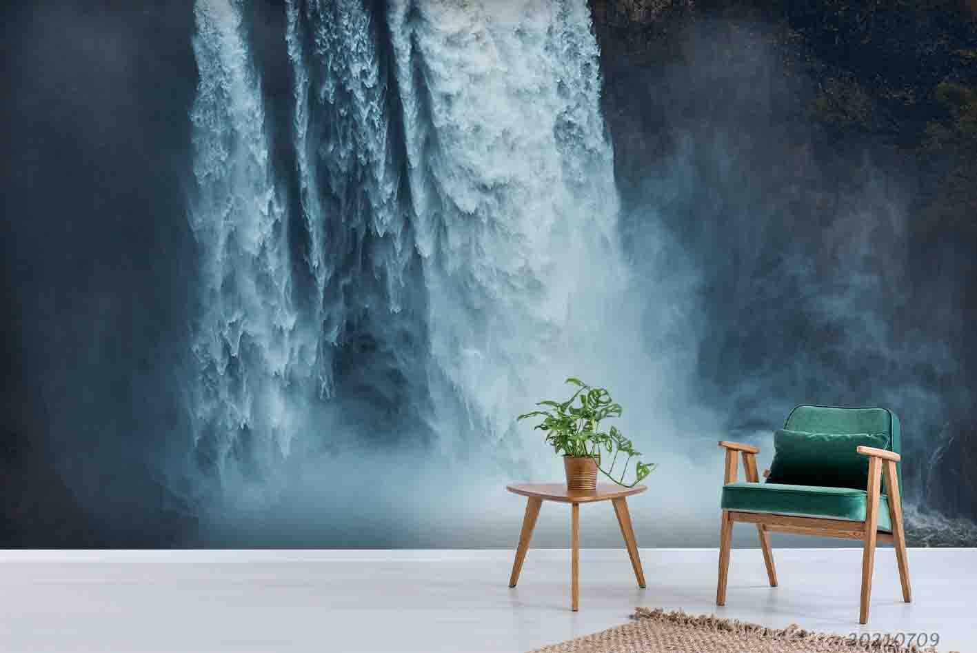 3D Waterfall Wall Mural Wallpaper SWW4295- Jess Art Decoration