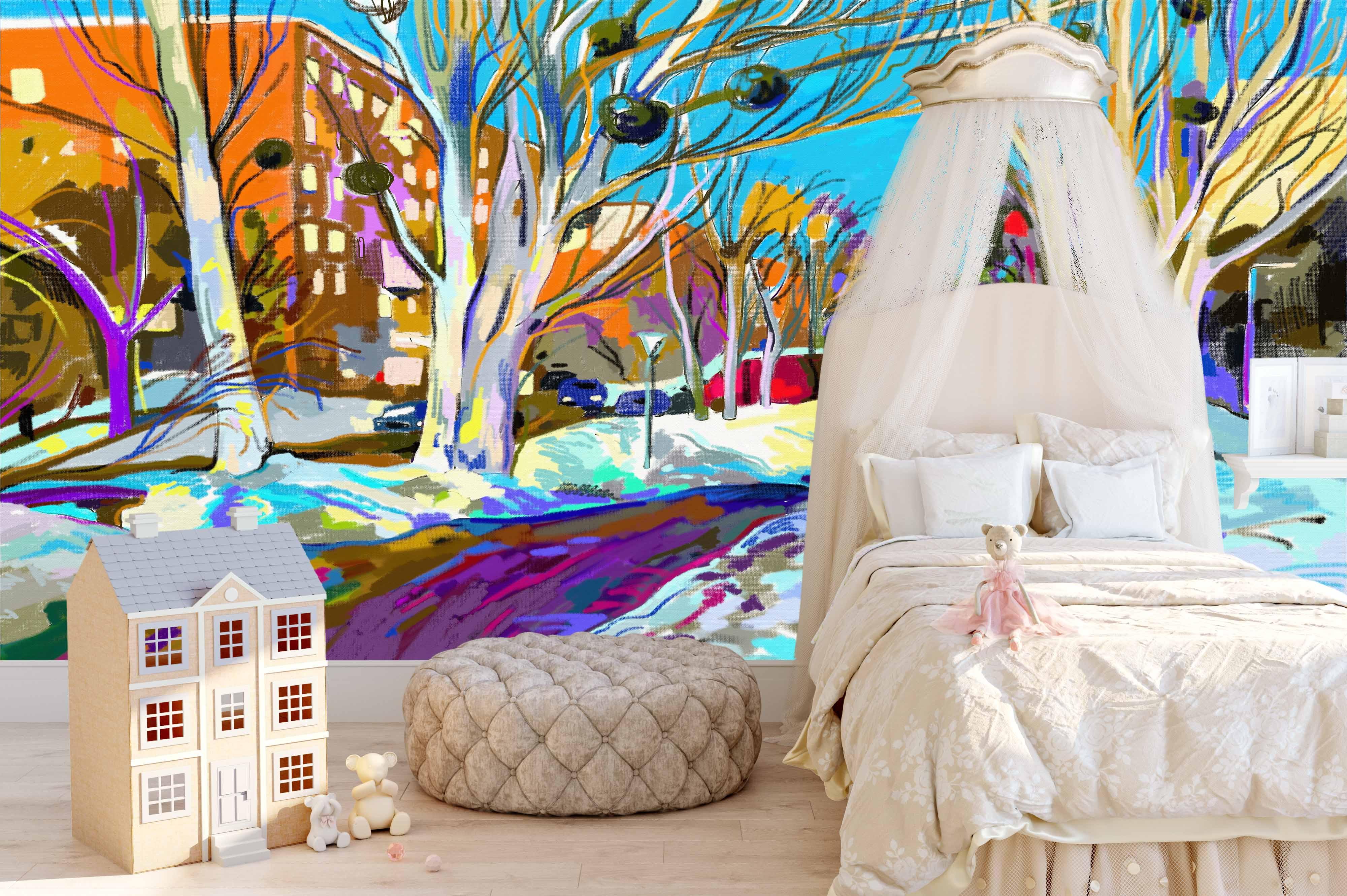 3D Landscape Painting Wall Mural Wallpaper 132- Jess Art Decoration