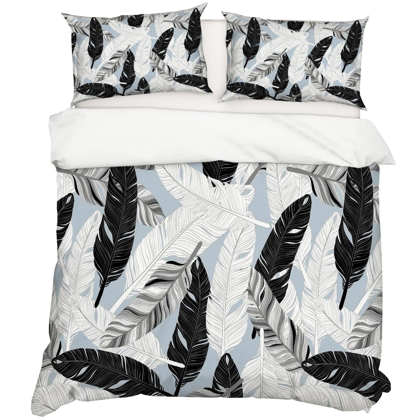 3D White Beach Sea Quilt Cover Set Bedding Set Pillowcases 03- Jess Art Decoration