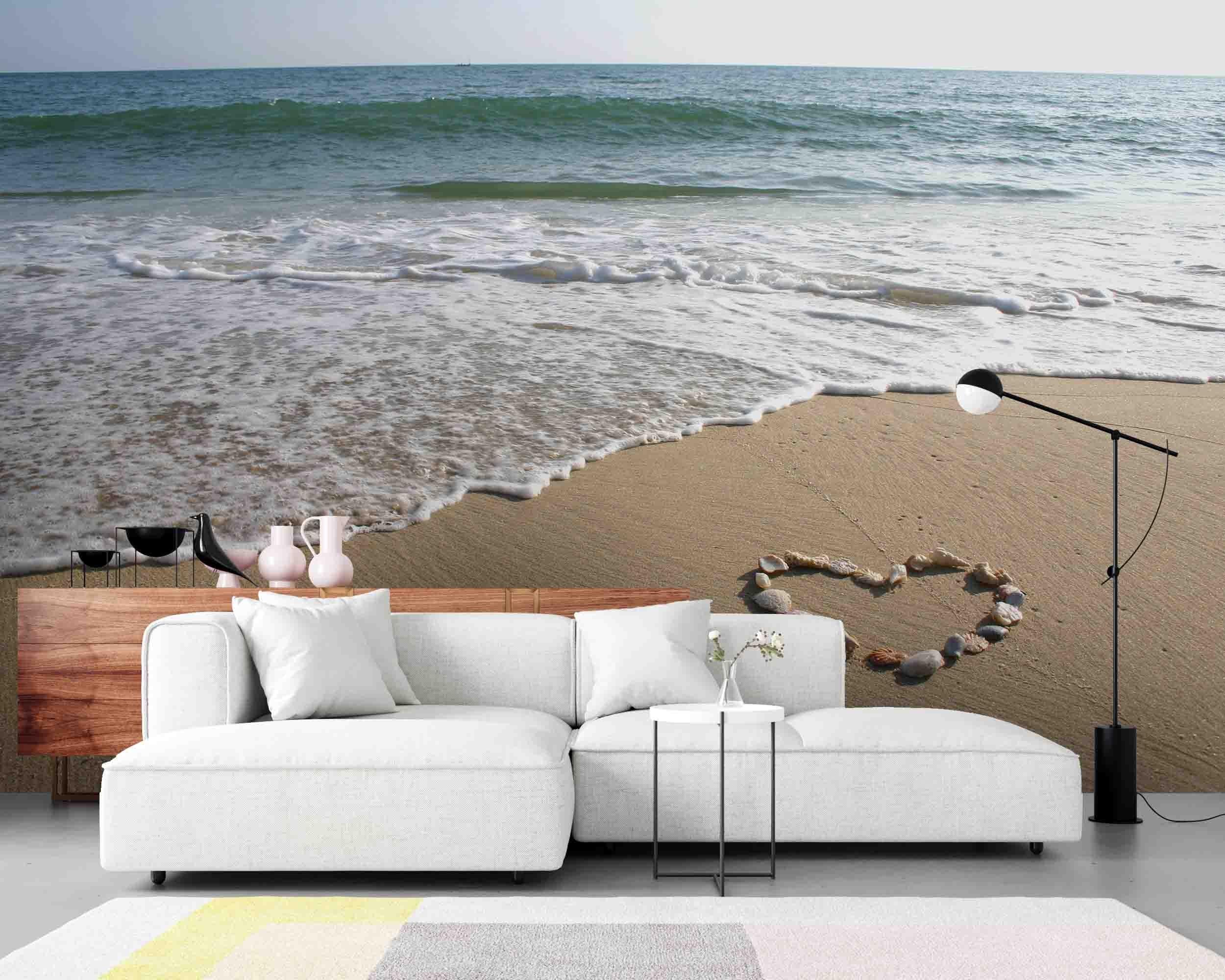 3D Blue Sea Seaside Beach Wall Mural Wallpa 16- Jess Art Decoration