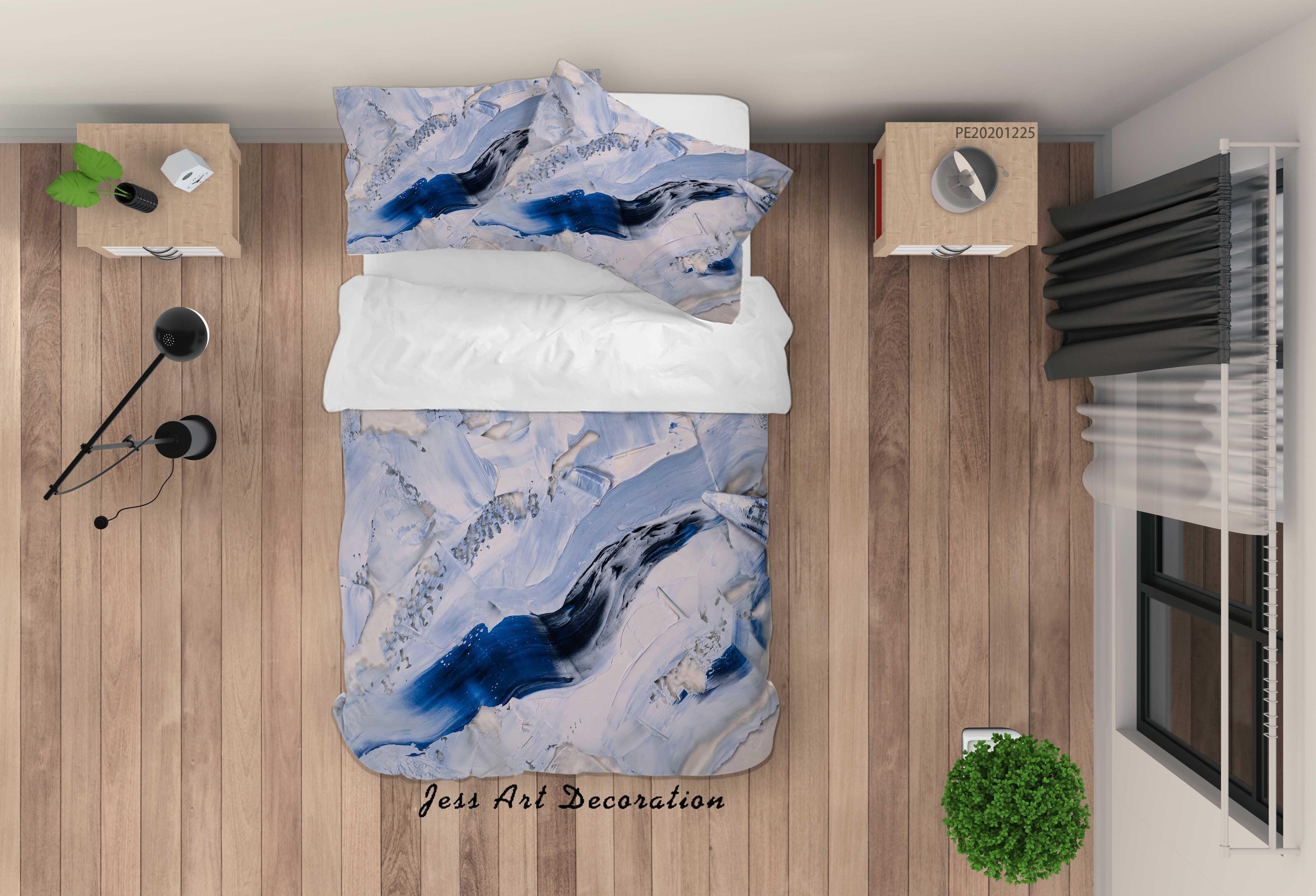 3D Abstract Graffiti Pattern Quilt Cover Set Bedding Set Duvet Cover Pillowcases 34- Jess Art Decoration