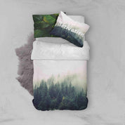 3D Fog Forest Quilt Cover Set Bedding Set Pillowcases 136- Jess Art Decoration