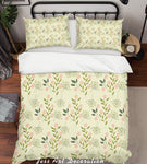 3D Pink Floral Yellow Quilt Cover Set Bedding Set Pillowcases 14- Jess Art Decoration