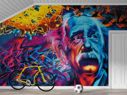 3D Graffiti Alphabet Character Avatar Wall Mural Wallpaper GD 2685- Jess Art Decoration
