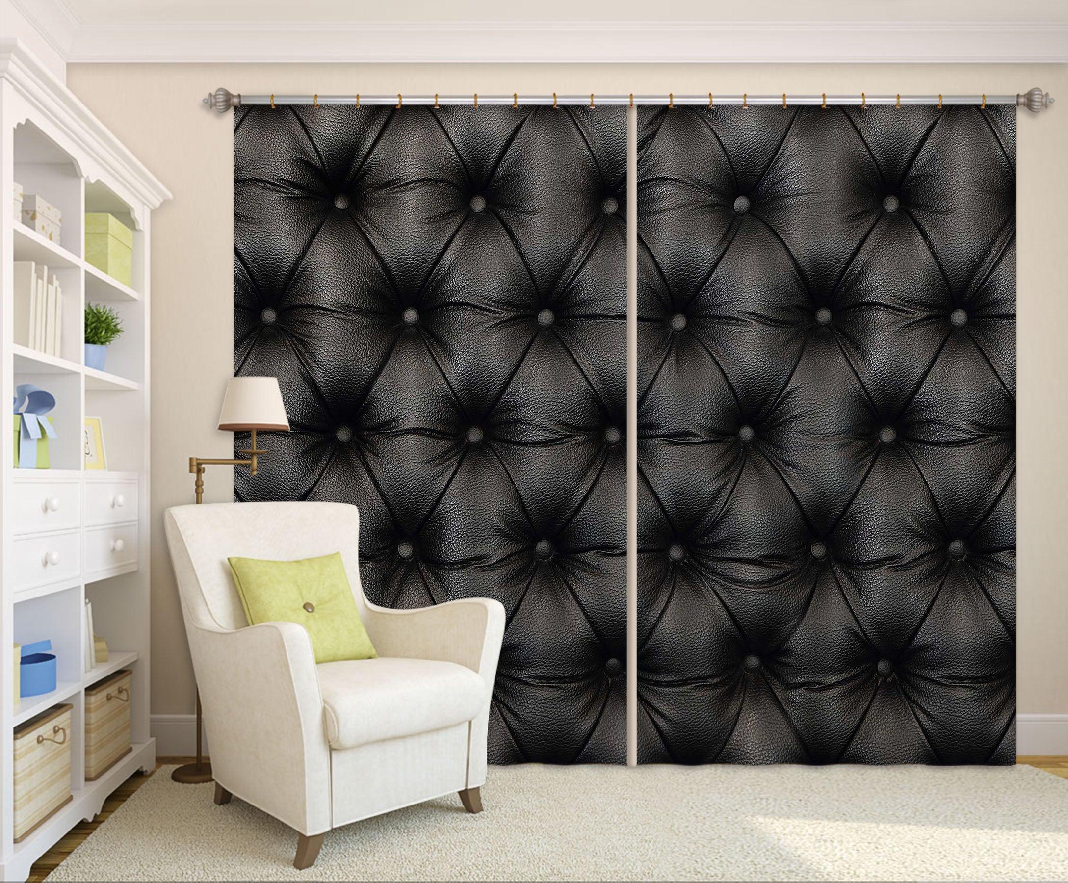3D Black CowardCurtains and Drapes LQH A383- Jess Art Decoration