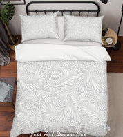 3D Plant Leaf Pattern Quilt Cover Set Bedding Set Pillowcases  52- Jess Art Decoration