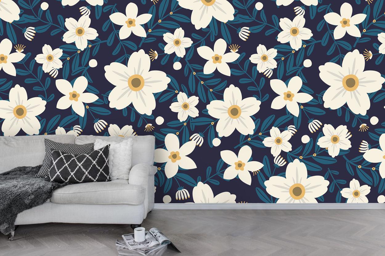 3D Floral Wall Mural Wallpaper 02- Jess Art Decoration