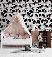 3D Hand Drawn Animal Panda Wall Mural Wallpaper LQH 83- Jess Art Decoration