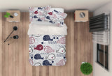 3D Cartoon Fish Quilt Cover Set Bedding Set Pillowcases 46- Jess Art Decoration