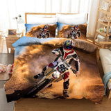 3D Extreme Motorcycle Quilt Cover Set Bedding Set Pillowcases 5- Jess Art Decoration