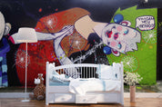 3D Abstract Retro Beauty Wall Mural Wallpaper 244- Jess Art Decoration