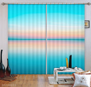 3D Abstract Macaron Color Pattern Curtains and Drapes GD 2359- Jess Art Decoration