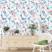 3D Watercolor Floral Monkey Wall Mural Wallpaper GD 1662- Jess Art Decoration