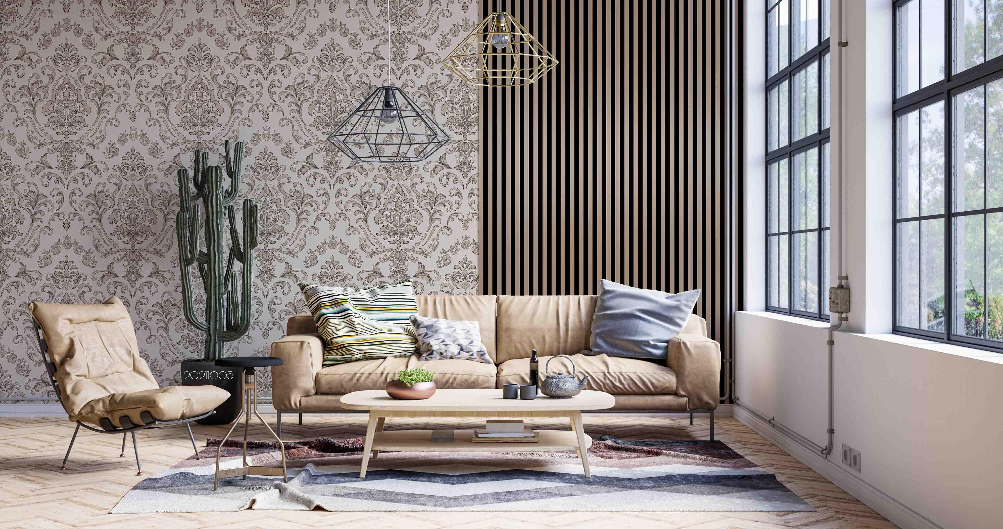 3D Rococo Style Pattern Wall Mural Wallpaper LQH 629- Jess Art Decoration