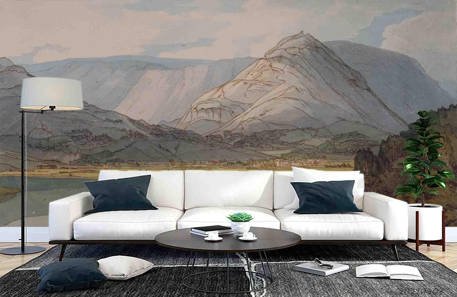 3D Nature Landscape Oil Painting Wall Mural Wallpaper LQH 124- Jess Art Decoration