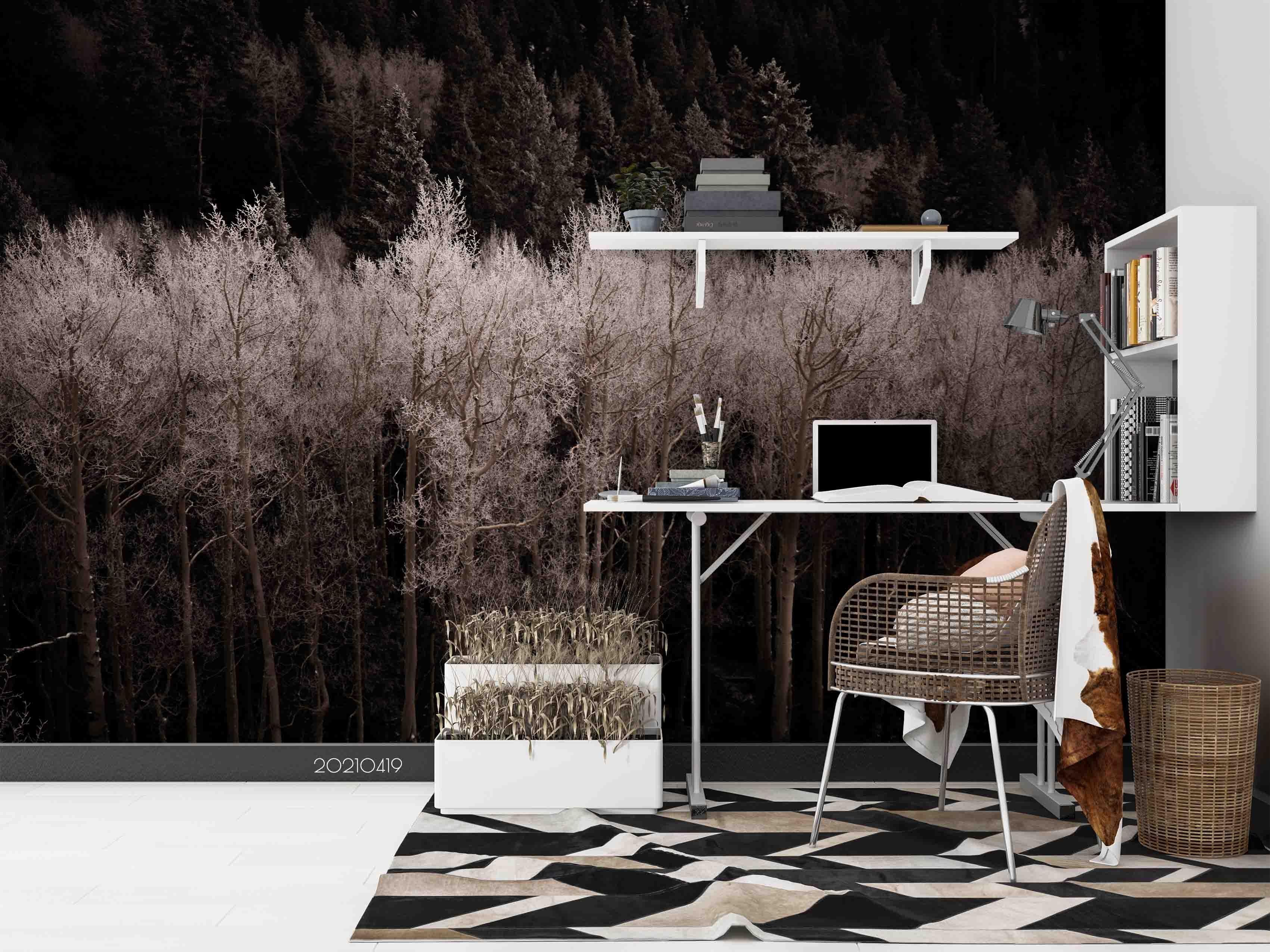 3D Forest Landscape Wall Mural Wallpaper LQH 11- Jess Art Decoration