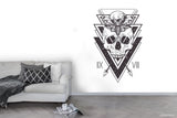 3D Human Skeleton Geometry Wall Mural Wallpaper WJ 3059- Jess Art Decoration