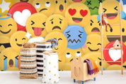 3D Color Cartoon Expression Wall Mural Wallpaper 92- Jess Art Decoration