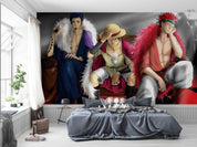 3D Anime Straw Boy anime adventure boy character mural wall mural wallpaper for teen room - view 3