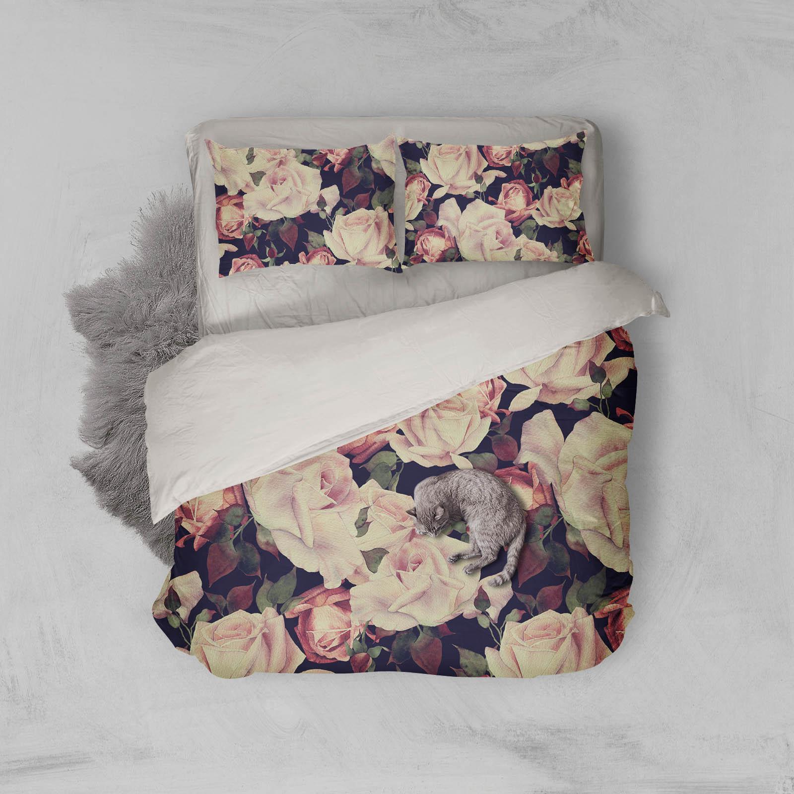 3D Color Flower  Art Quilt Cover Set Bedding Set Pillowcases  28- Jess Art Decoration