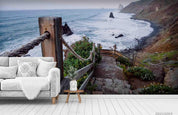 3D Sea Coast Nature Landscape Wall Mural Wallpaper LQH 428- Jess Art Decoration