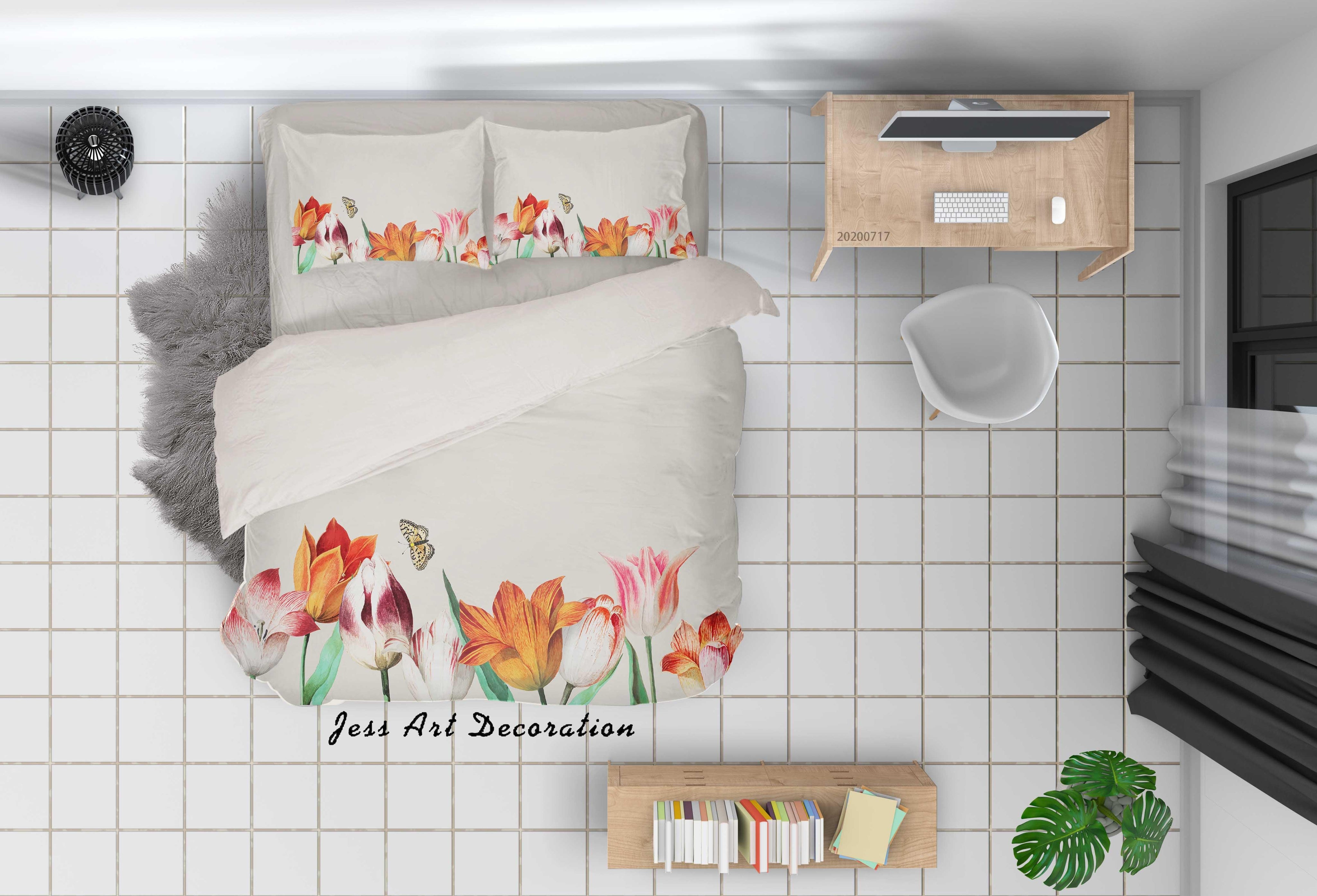 3D Vintage Floral Quilt Cover Set Bedding Set Duvet Cover Pillowcases WJ 1616- Jess Art Decoration