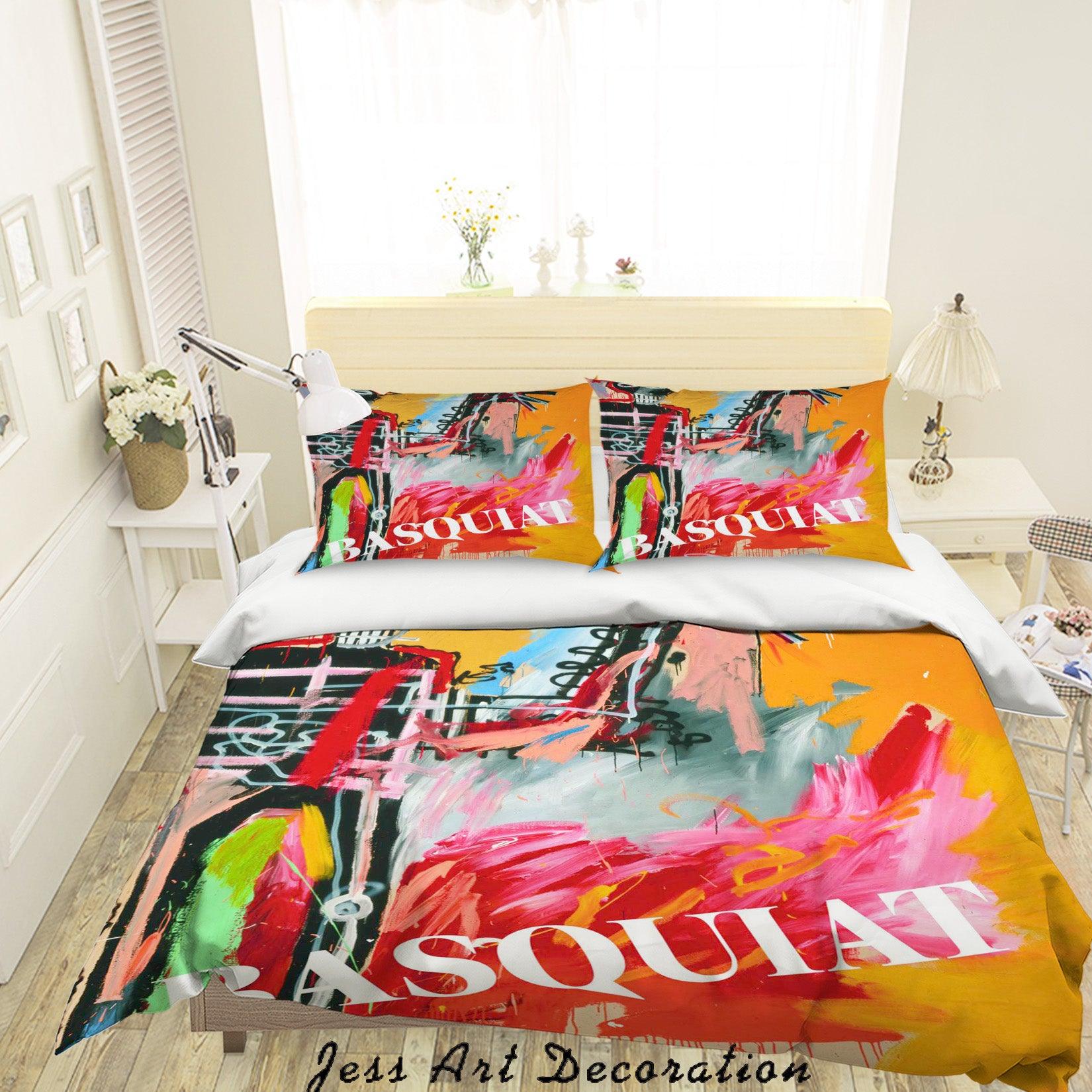 3D Abstract Colorful Quilt Cover Set Bedding Set Duvet Cover Pillowcases LXL- Jess Art Decoration