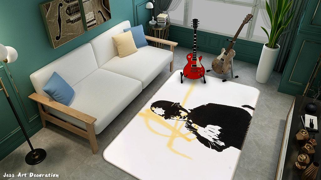 3D Graffiti Street Artists Non-Slip Rug Mat A186 LQH- Jess Art Decoration
